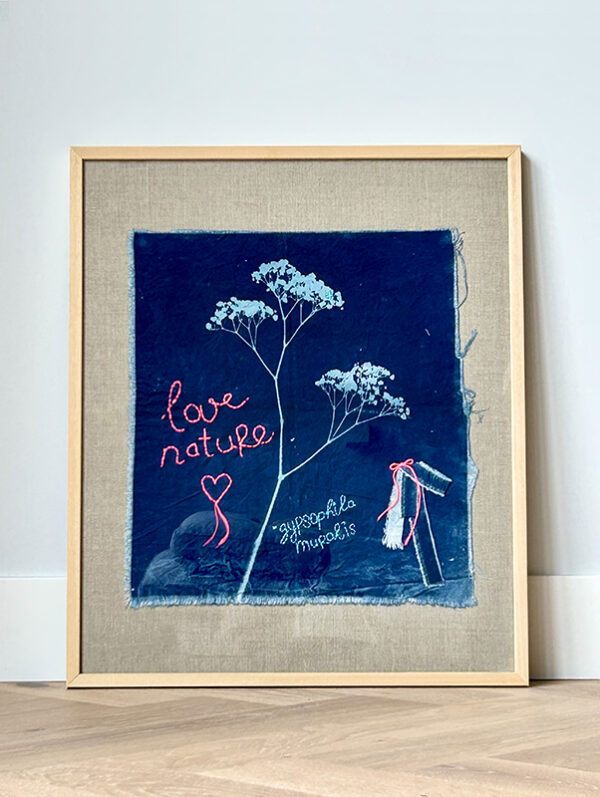Cyanotype - 4 Cotton - Love Nature